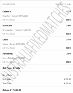 1x2 Fixed Matches