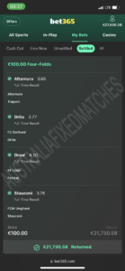 Fixed Matches Today