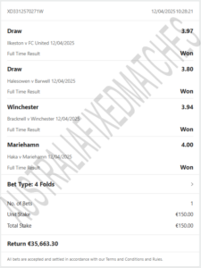 1x2 Fixed Matches