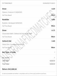 Bet Fixed Matches